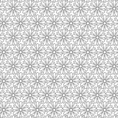 Elegant floral pattern background vector