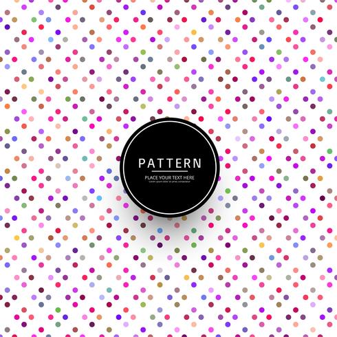 Modern colorful dotted pattern vector