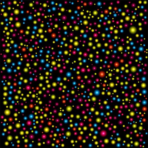 Abstract Colorful Dots Dark Modern Background Illustration