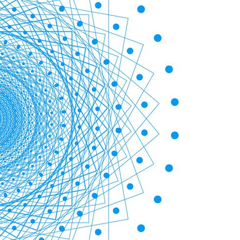 Modern swirl lines creative background vector