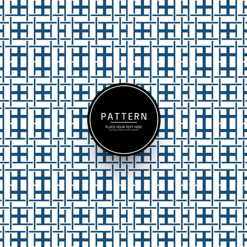 Modern geometric pattern background design vector