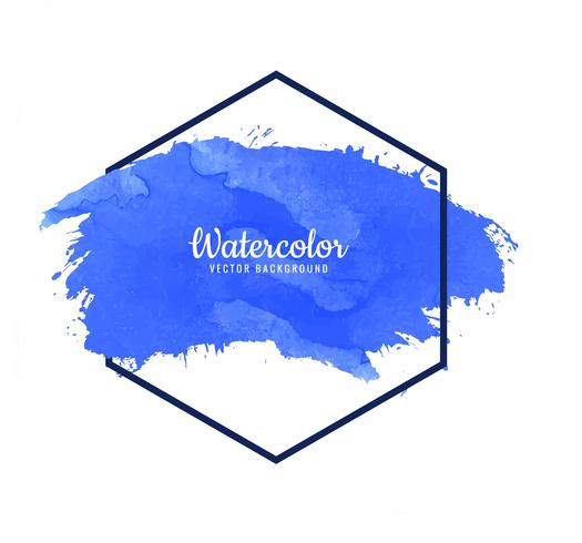 Elegant watercolor stroke design vector