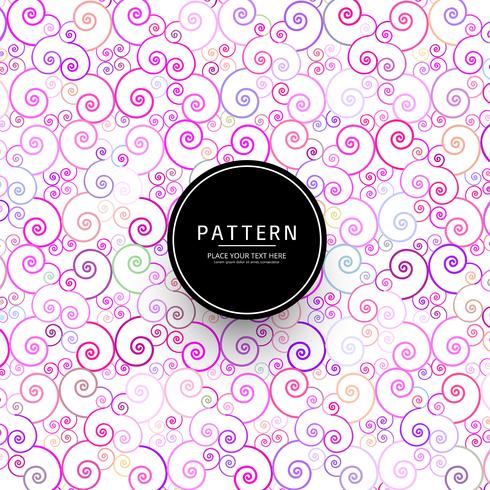 Abstract elegant colorful floral pattern background vector