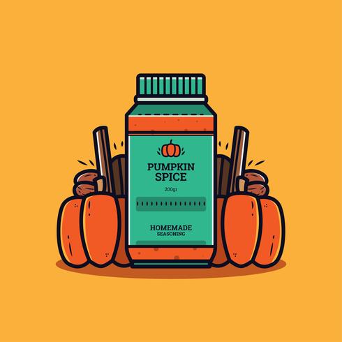 Pumpkin Spice Vector