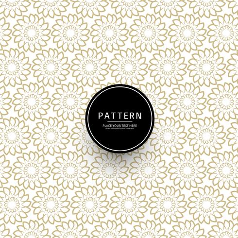 Abstract floral pattern background vector