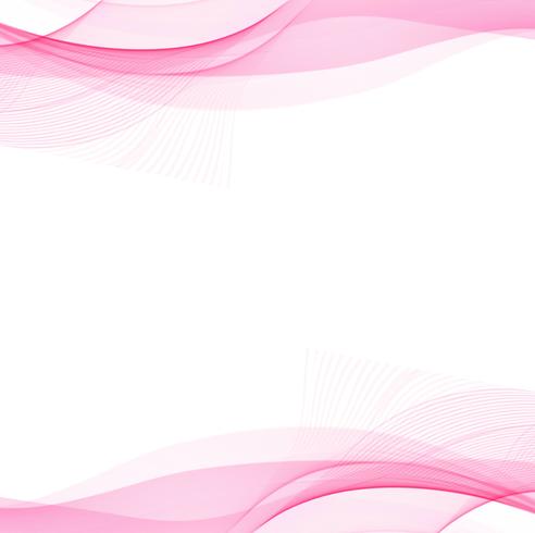 Abstract creative pink wave background vector