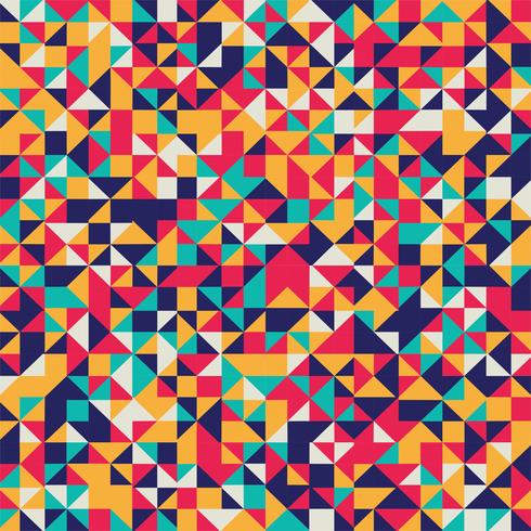 Abstract colorful geometric mosaic background vector