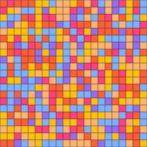 Modern colorful geometric mosaic background vector