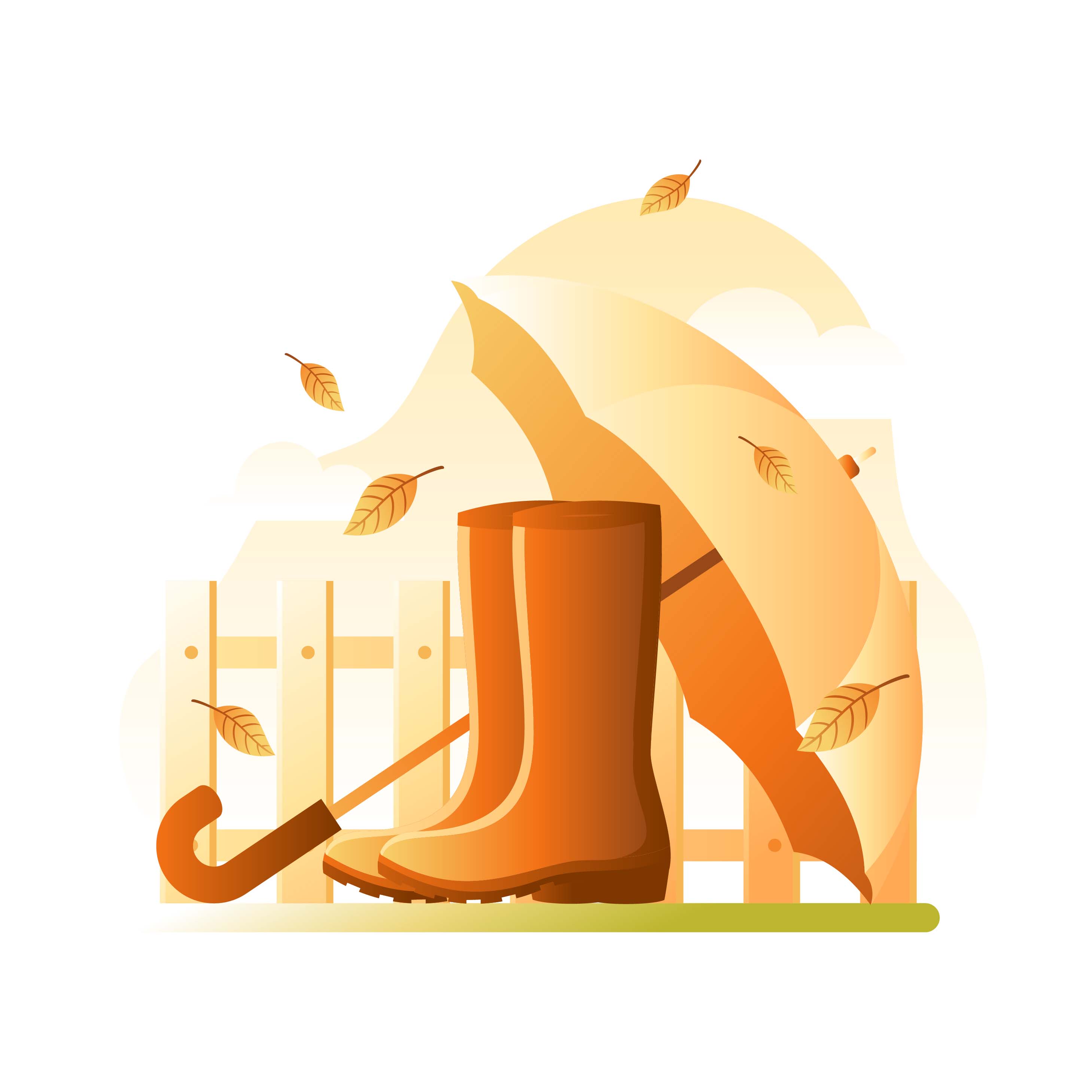 Fall Boots Season 238590 Vector Art at Vecteezy