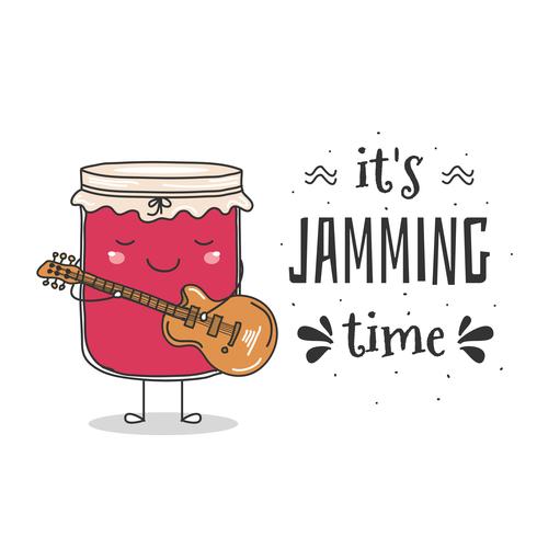 It's Jamming Time Vector