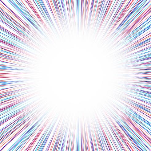 Abstract colorful rays background vector