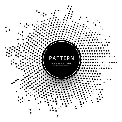 Modern halftone dotted background vector