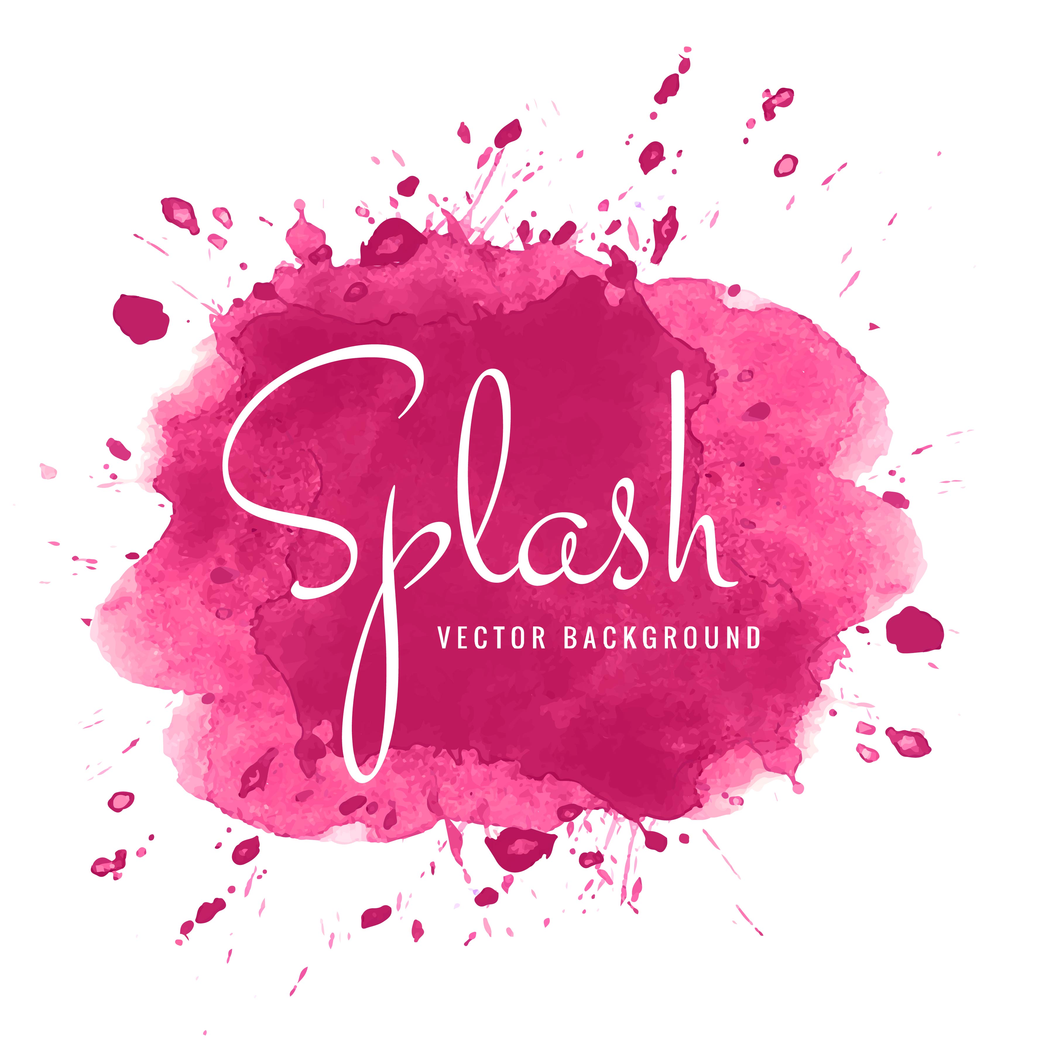 Abstract pink watercolor splash background - Download Free ...