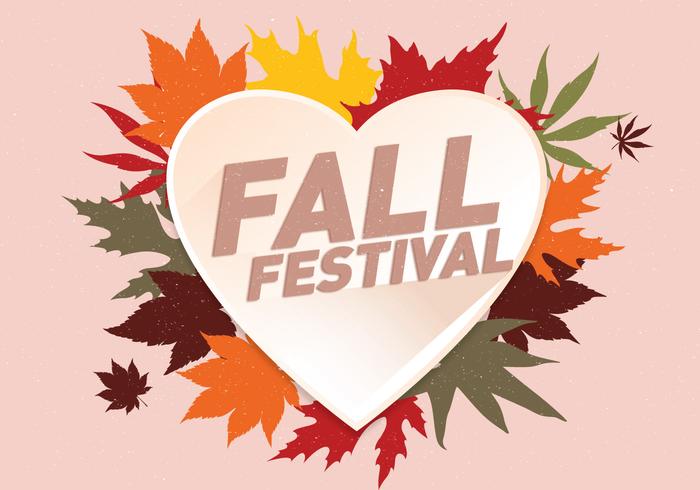 Fall Festival Background Vector