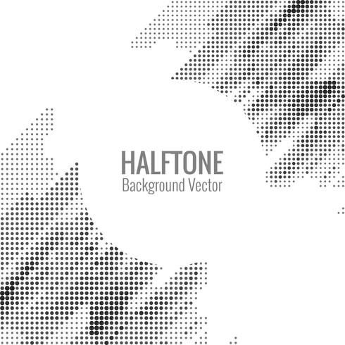 Modern halftone background vector