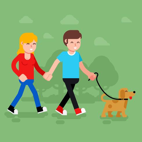 Dog Family vector