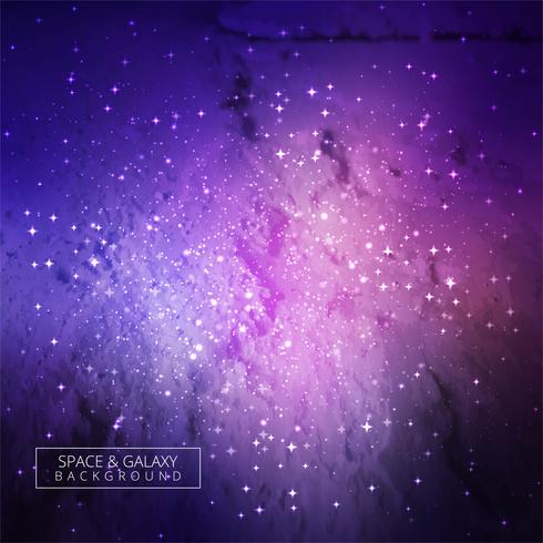 Galaxy universe colorful background vector