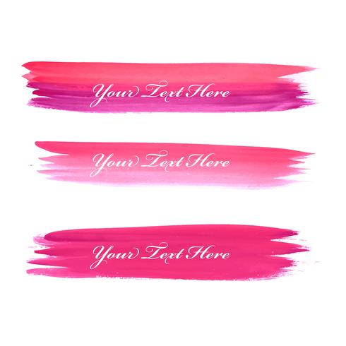 Modern watercolor strokes background vector