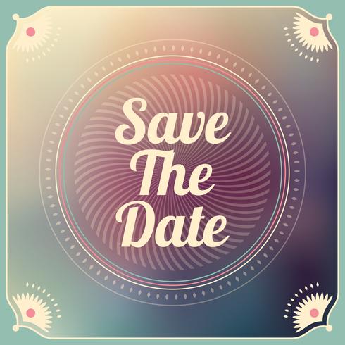 Save the date background vector