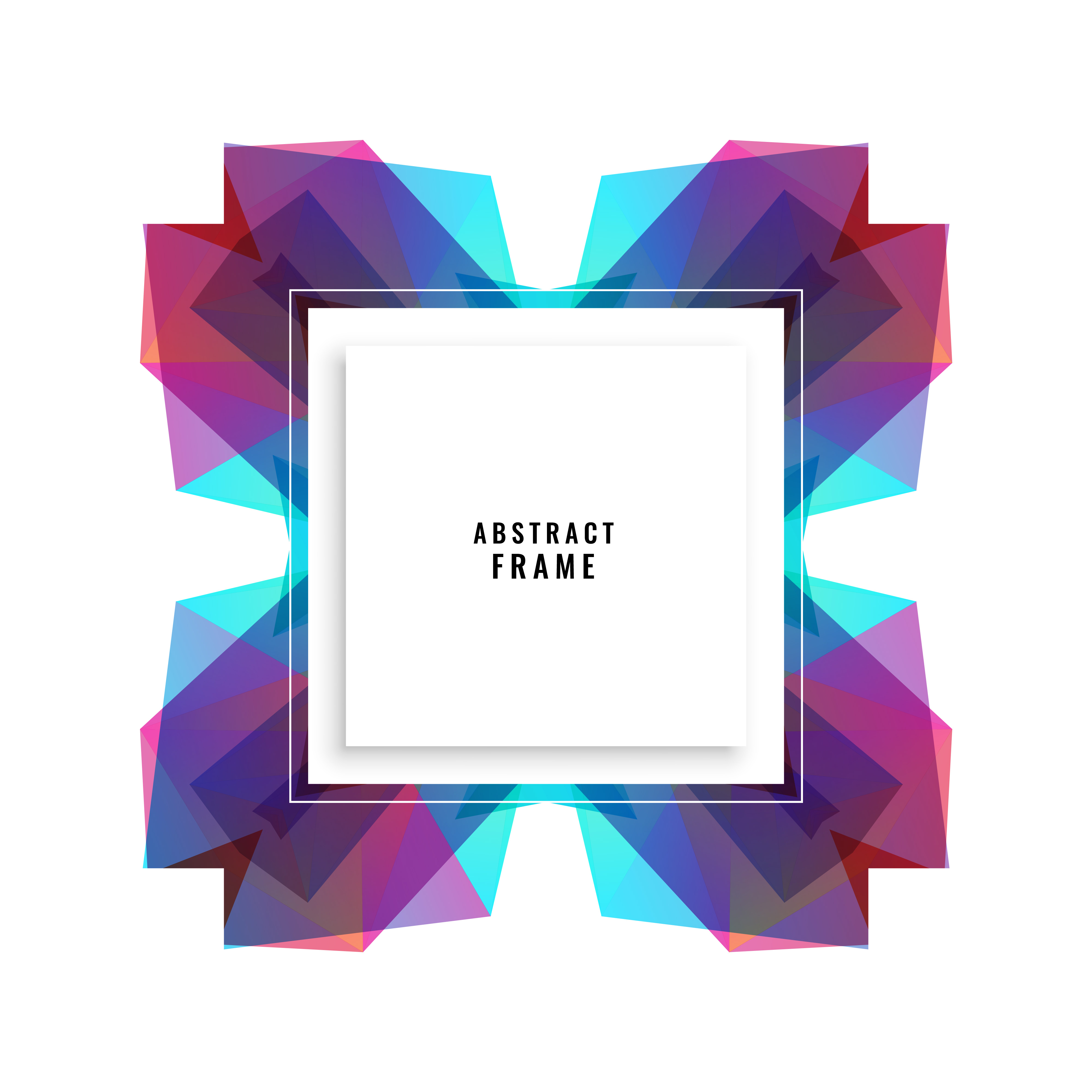 abstract vibrant frame design background Download Free Vector Art