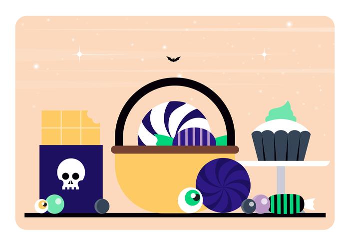 Vector Halloween Elements and Accessories