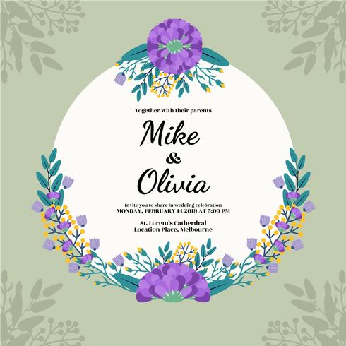 Engagement Proposal Invitation vector