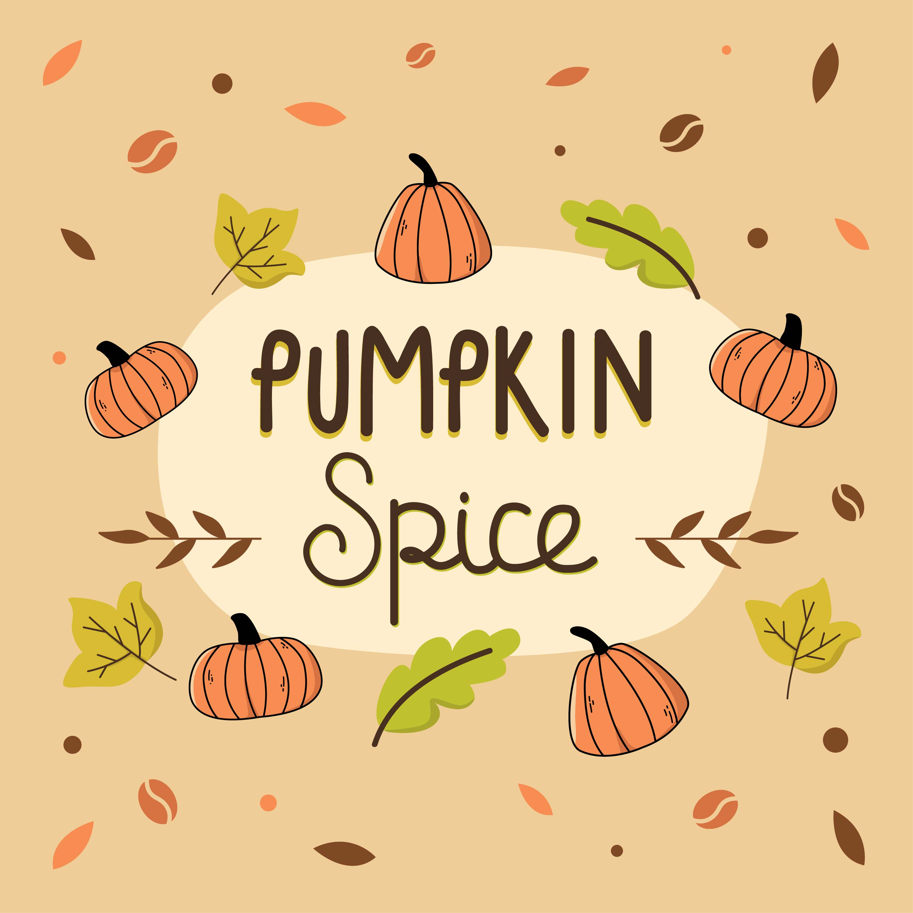 Download Pumpkin Spice Illustration for free.