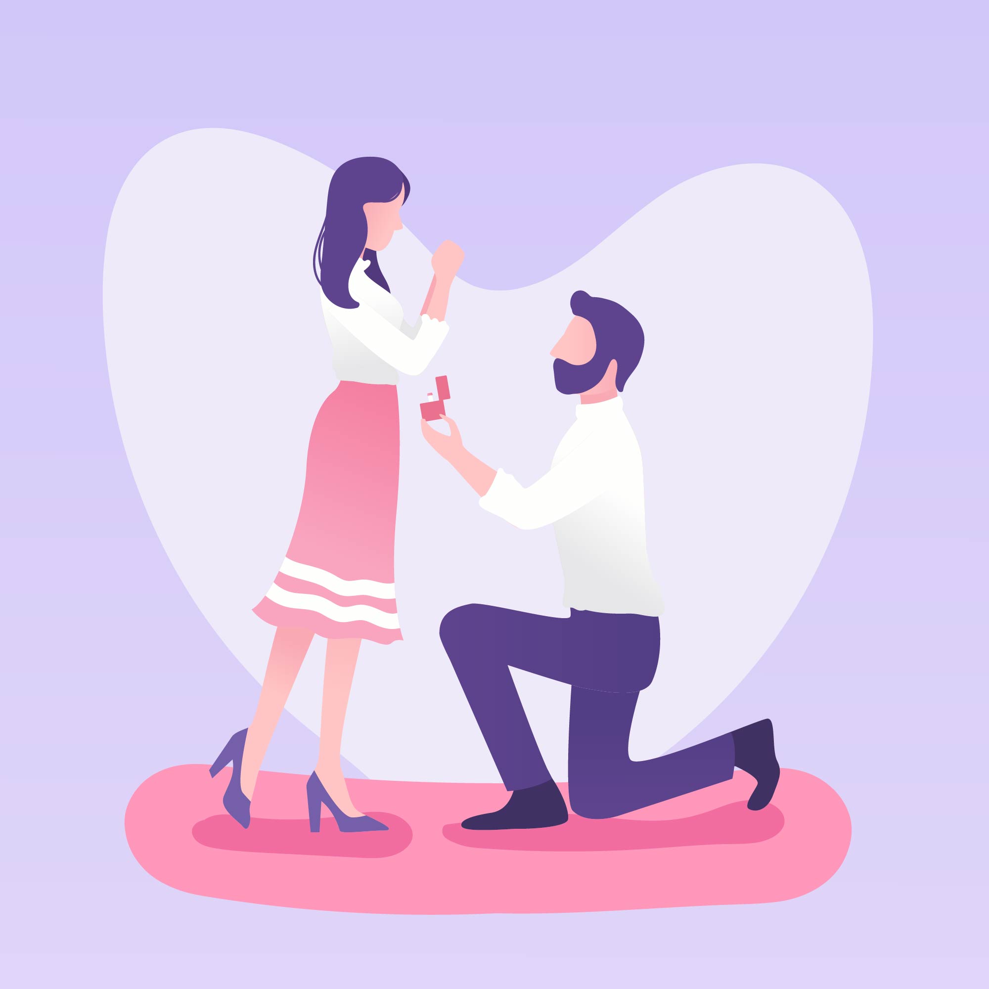 Engagement Proposal Vector - Download Free Vectors, Clipart Graphics & Vector Art