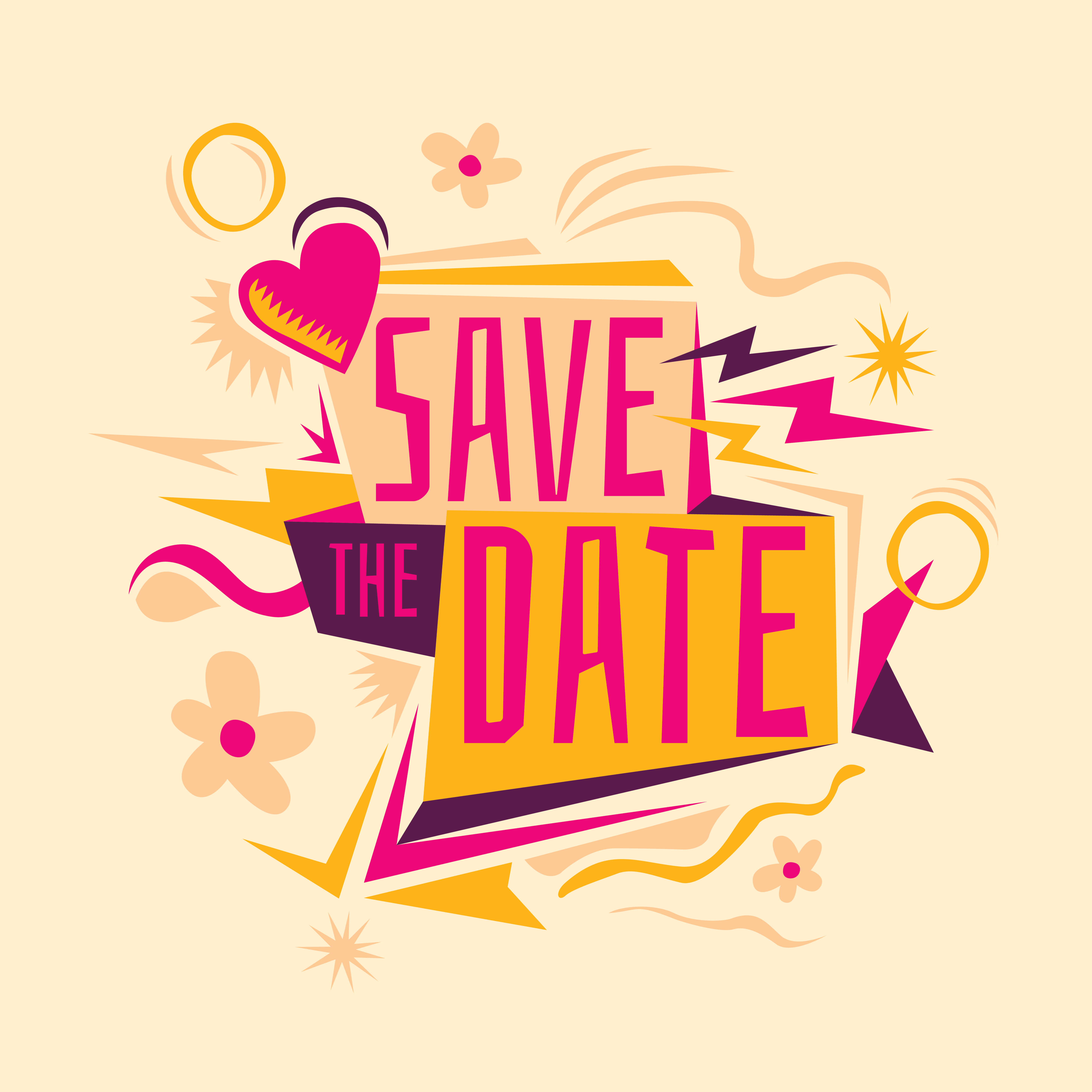 Download Save the date - Download Free Vectors, Clipart Graphics ...