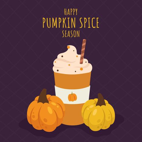 Pumpkin Spice Vector Illustration