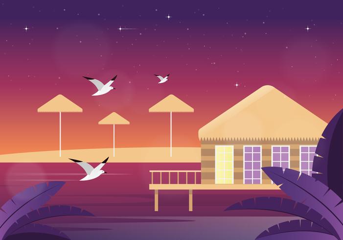 Vector Beautiful Summer Illustration