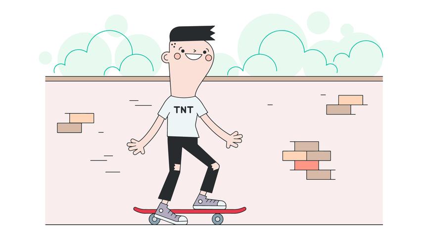 Skate Ride Vector