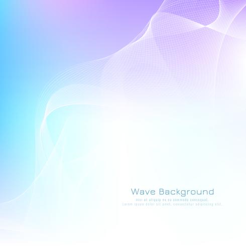 Abstract colorful wave background vector