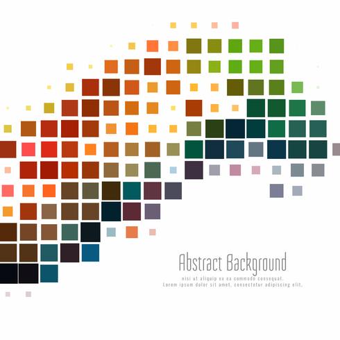 Abstract colorful mosaic background vector