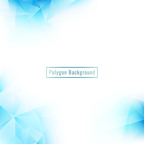 Abstract blue polygonal background vector