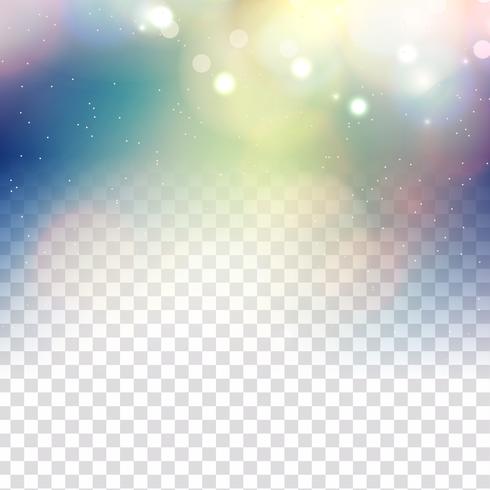 Abstract glitters transparent background vector