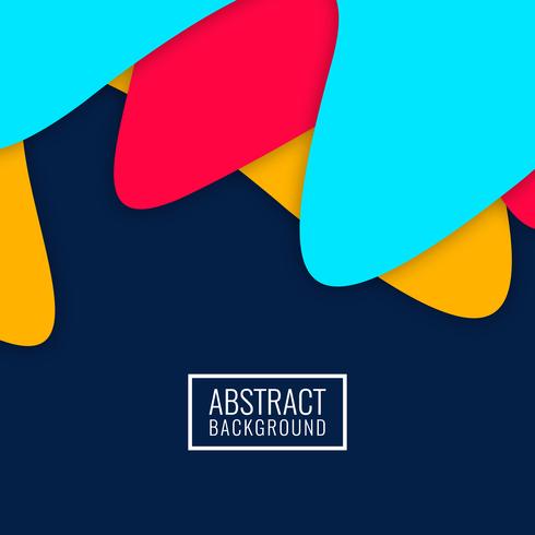 Abstract elegant colorful papercut background vector