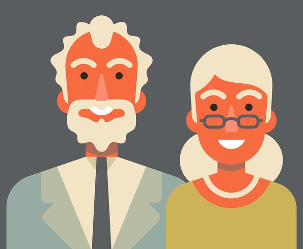 Grandparents Illustration vector