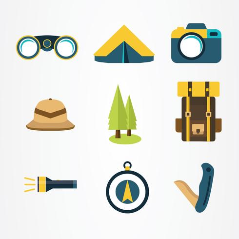 Jungle Explorer Elements Vector Pack