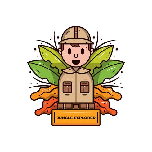 Jungle Explorer Vector