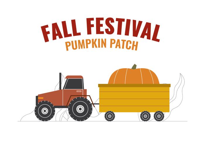 Hayrides  Giant Pumpkin vector