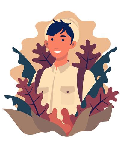 Jungle Explorers Illustration vector