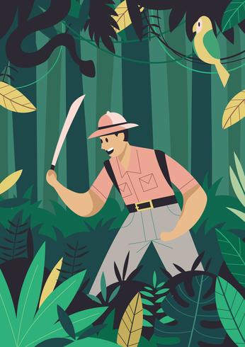 Jungle Explorers vector