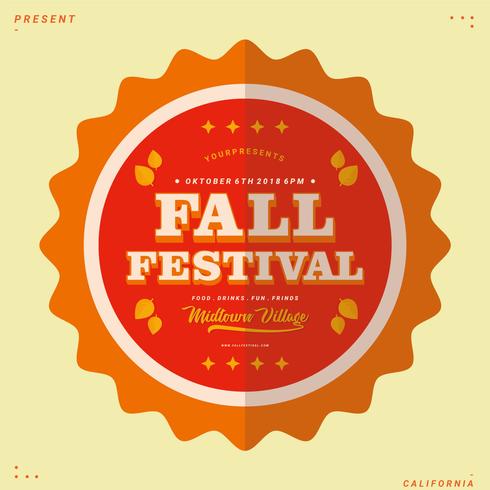 Fall Festival Vector