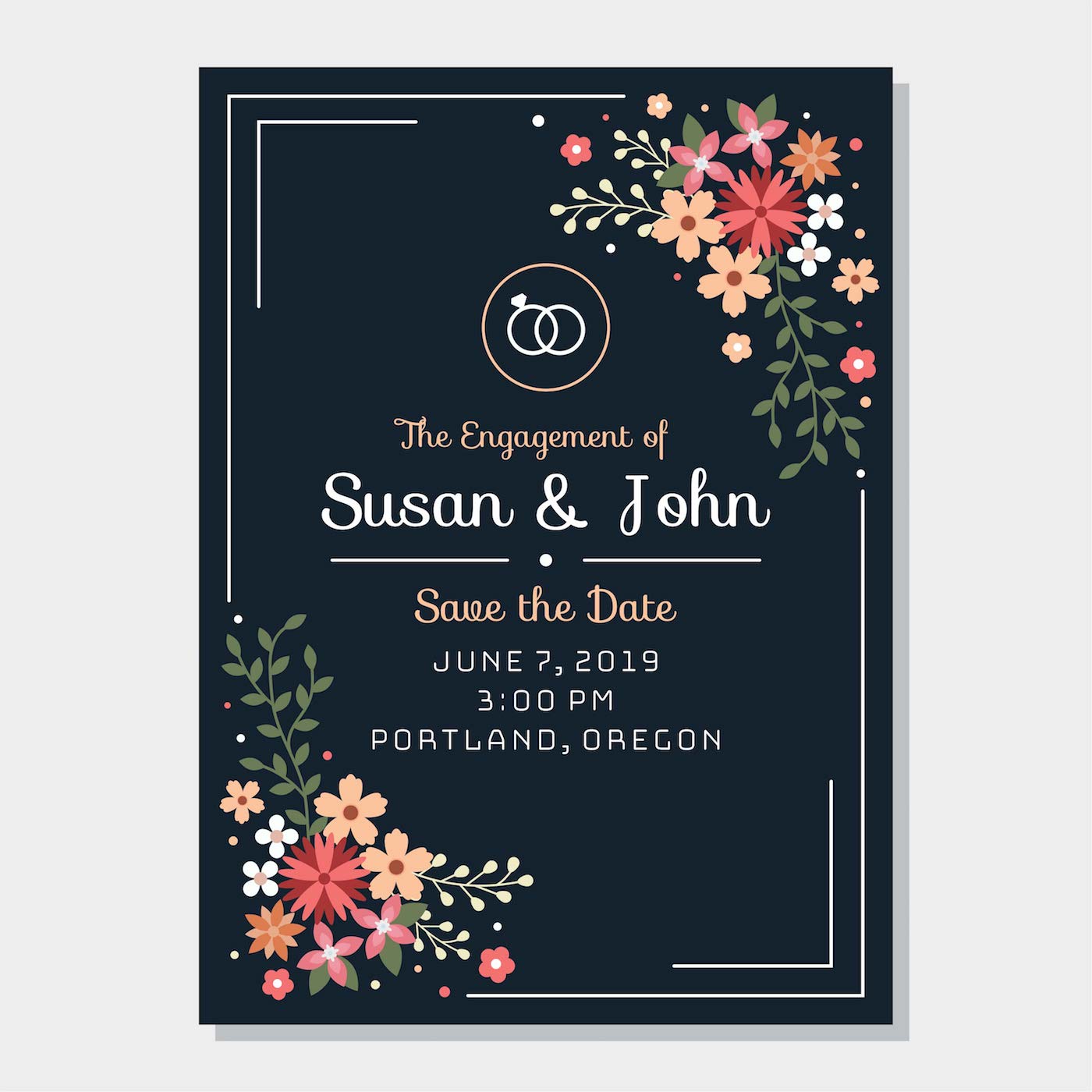 Engagement Invitation Vector Art, Icons, and Graphics for Free Download