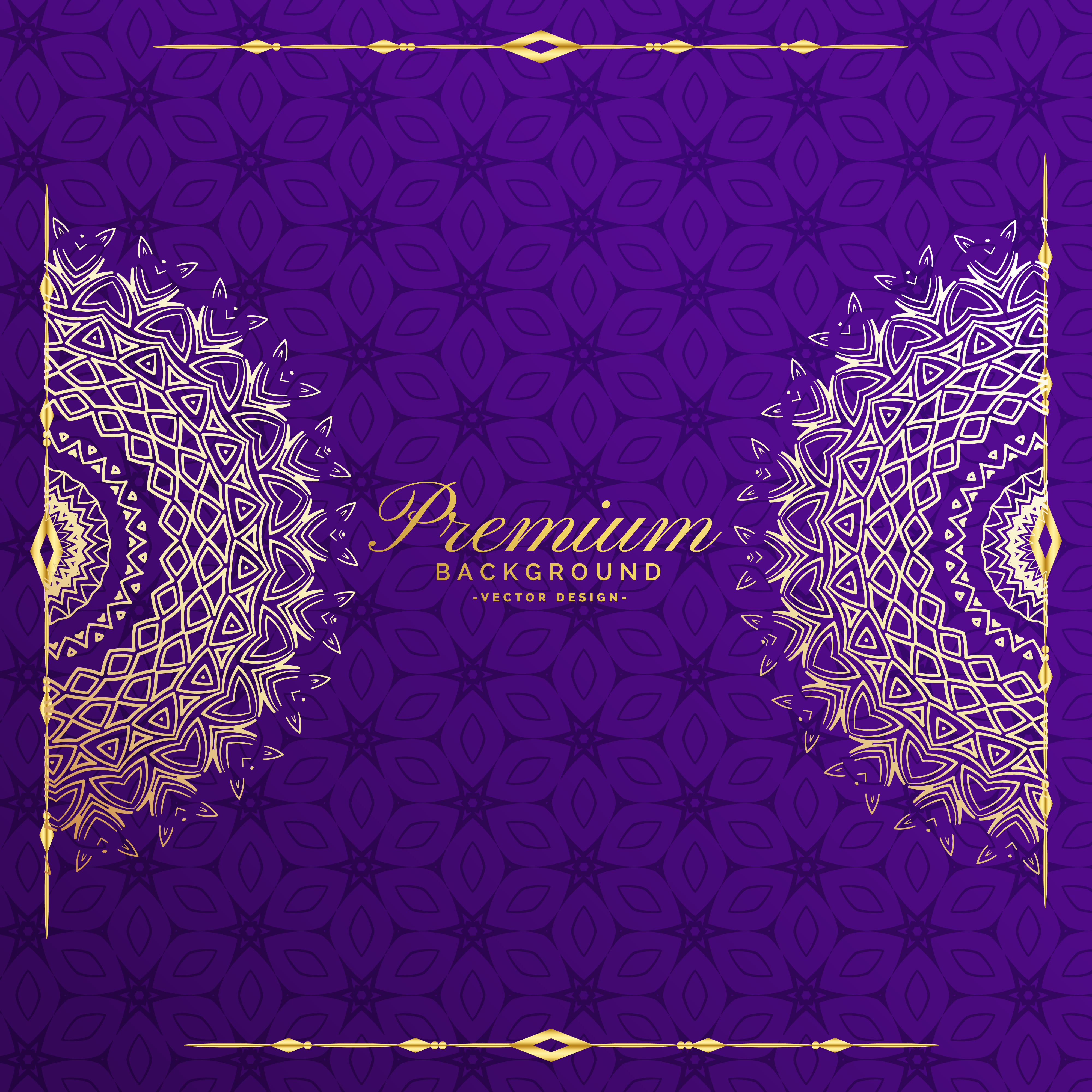 Premium Mandala Invitation Template Background Download Free Vector 