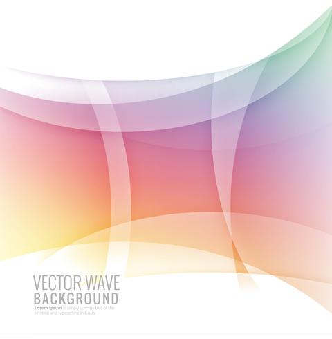 Abstract bright wave colorful background vector