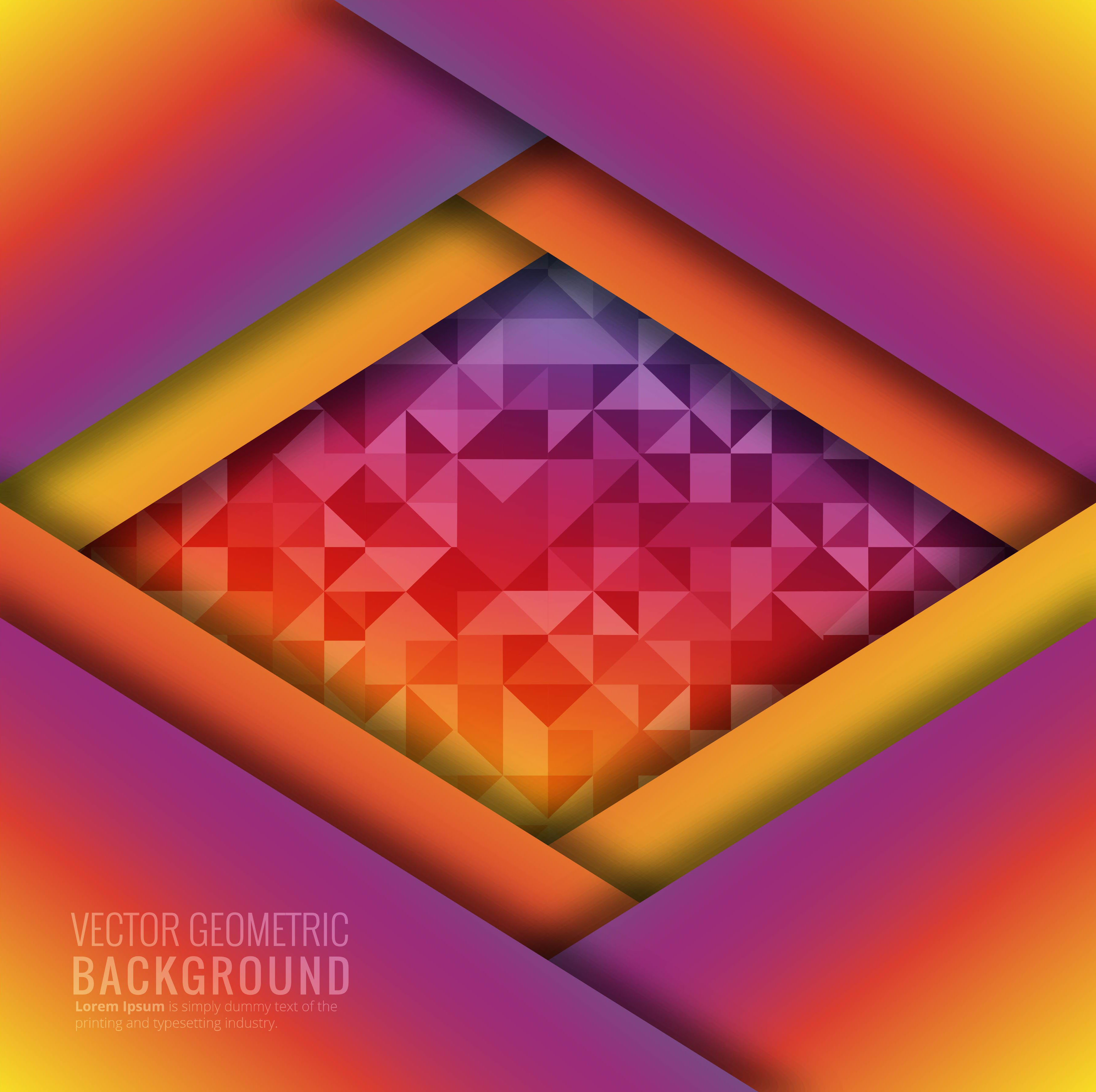 Modern colorful geometric flat design vector 241307 Vector Art at Vecteezy
