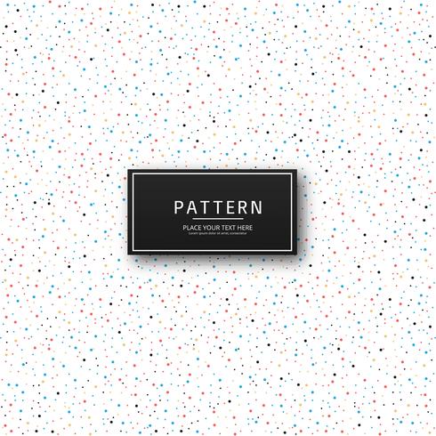 Beautiful colorful dots pattern design vector