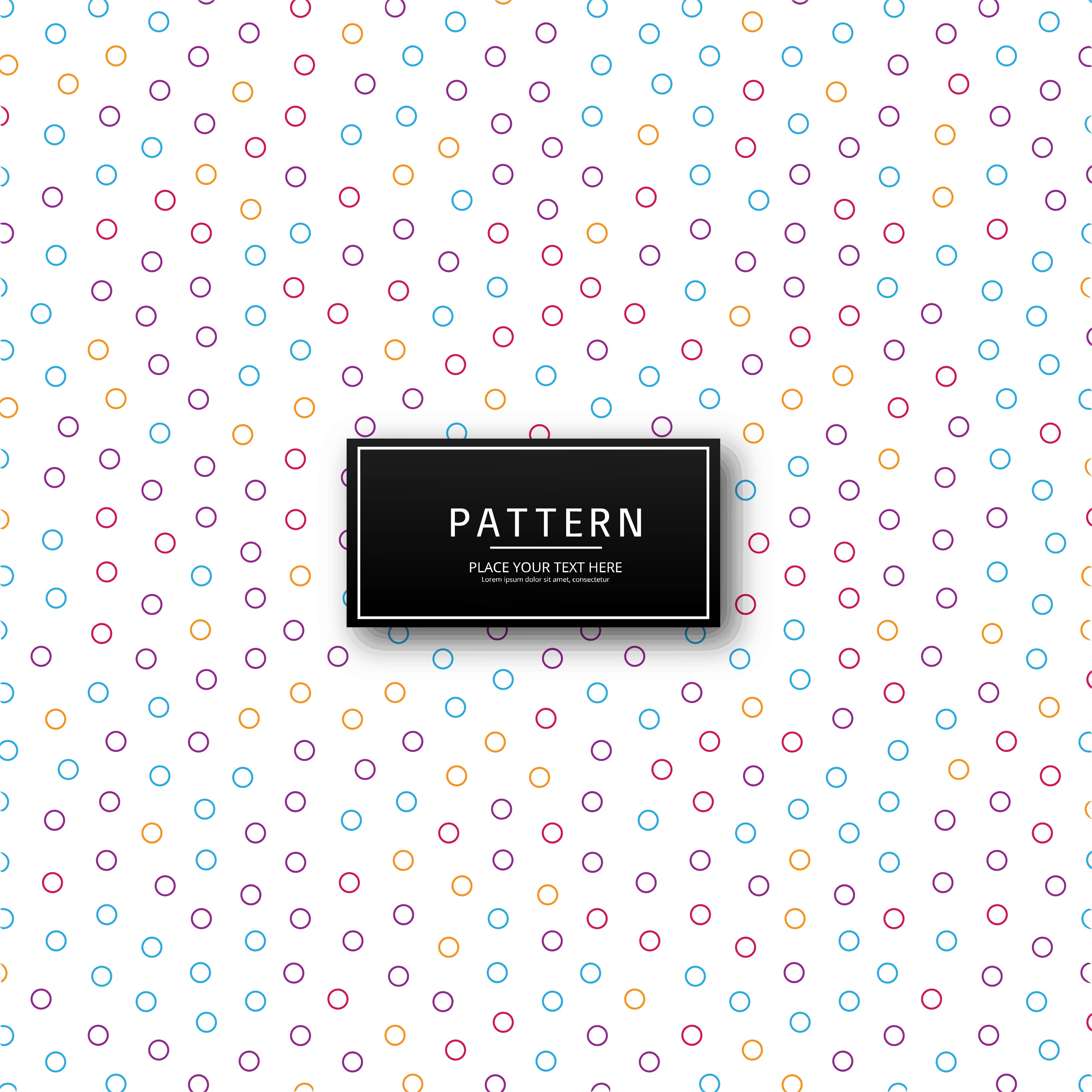 Modern colorful geometric circle pattern vector 241342 Vector Art at